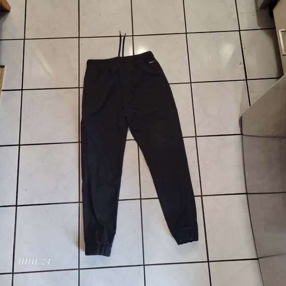 WiPro Mens Quick-Dri Black Jogger Pants M 32-34 Polyester Spandex - Picture 4 of 8